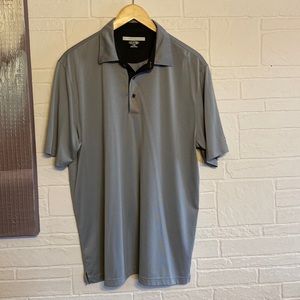 Greg Norman Play Dry Gray Polo L